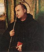 MORETTO da Brescia A Saint Monk atg oil painting artist